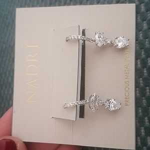 NADRI DIAMOND DROP EARRINGS